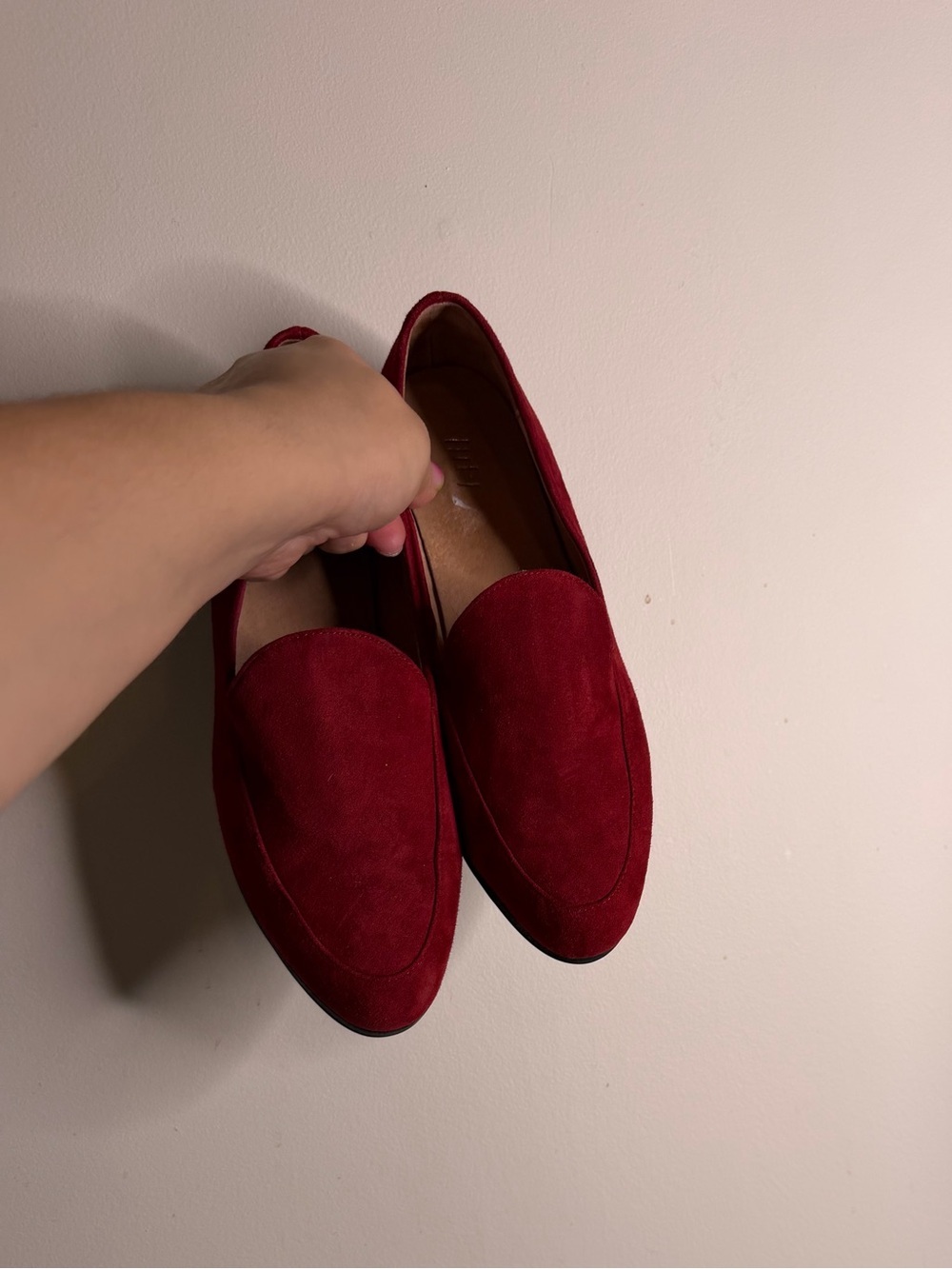 J. Jill Red Suede Women's Loafers - Picture 6 of 9